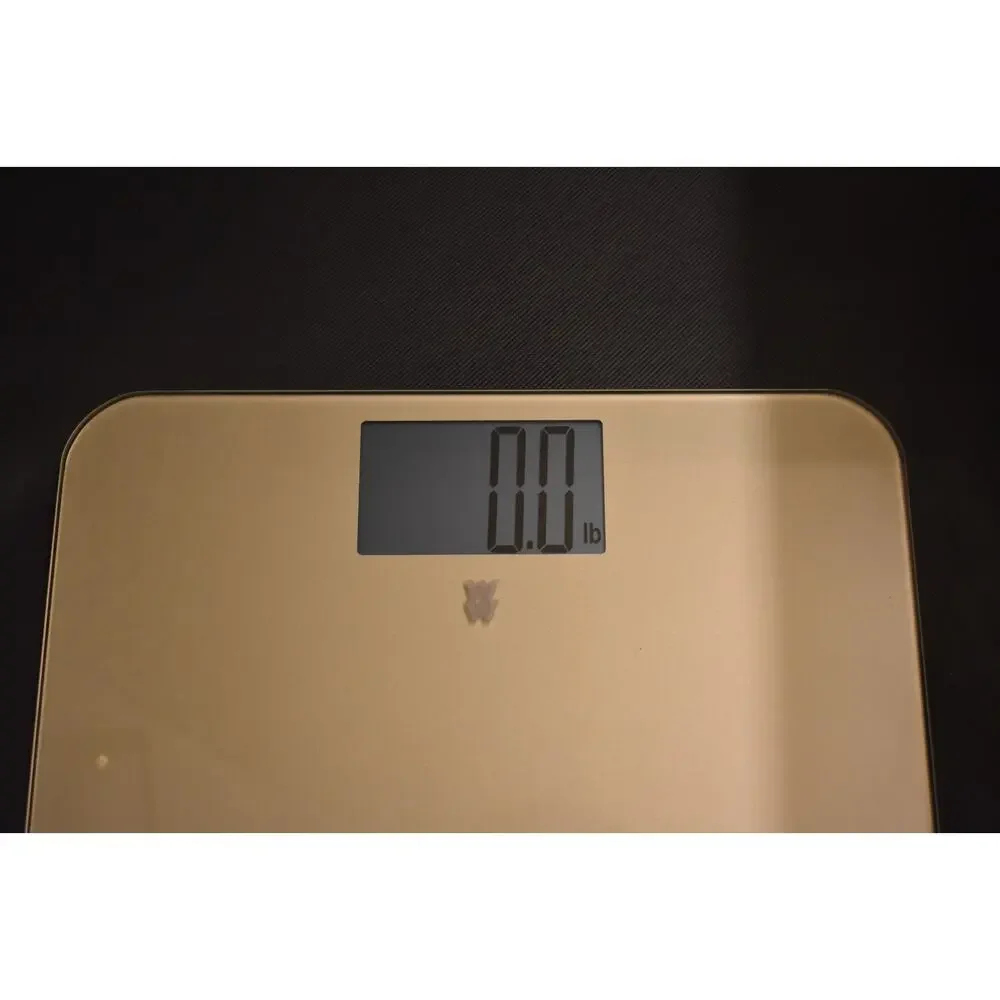 Conair Battery Digital Scale 0-400lbs WW333 Beige Stripe Weight Watchers GUC